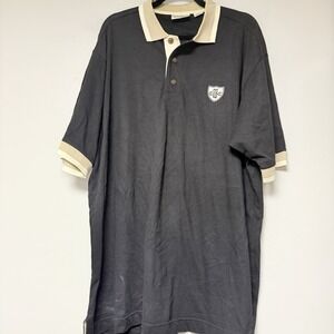 White Mountain Traders Men's Black Polo Short‎ Sleeve Size XL